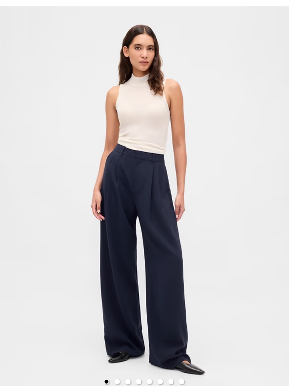 The Gap 365 High Rise Pleated Trousers NWOT!